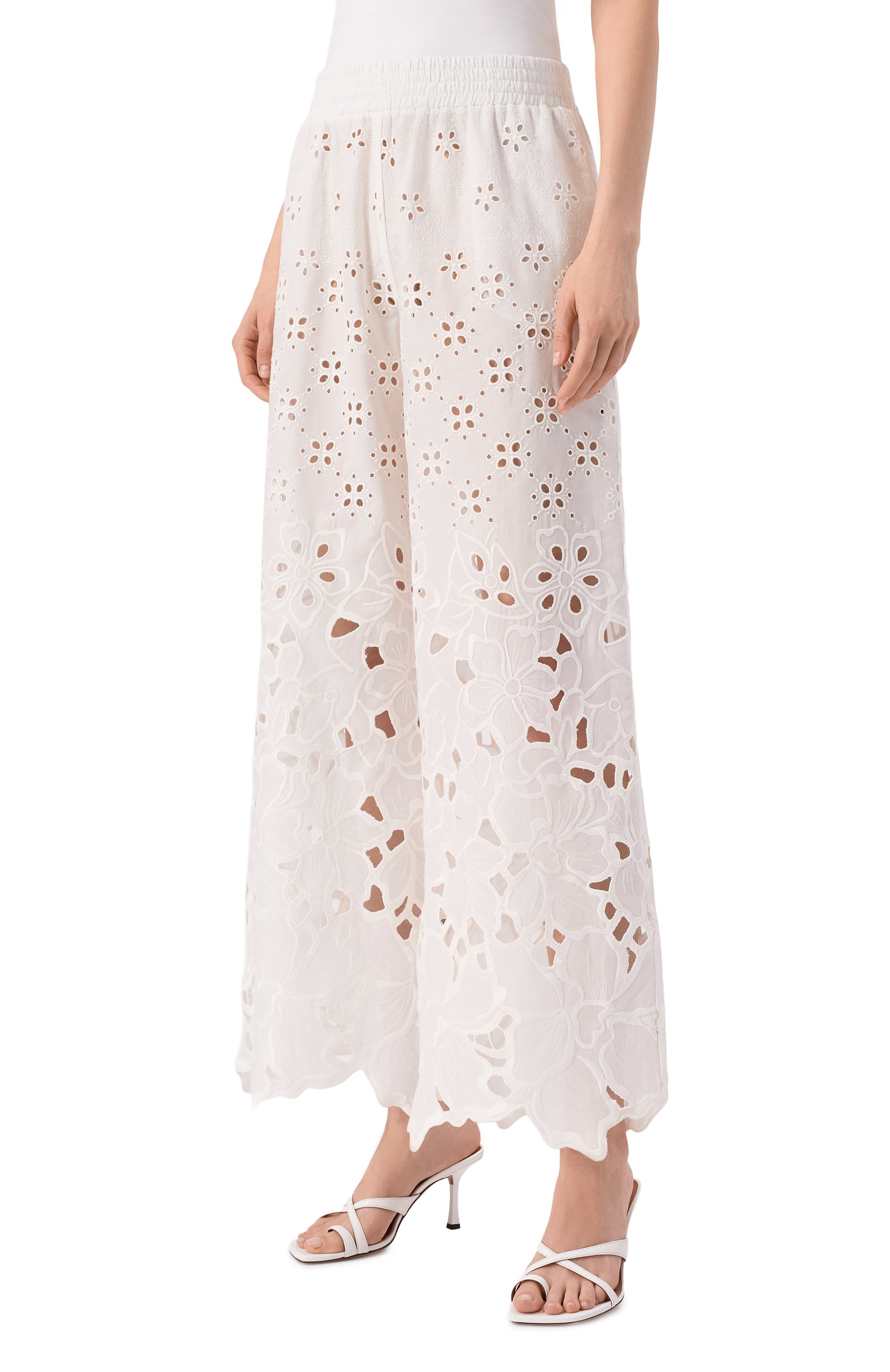 Хлопковые брюки ERMANNO SCERVINO, арт. D484P603QYD, фото 3