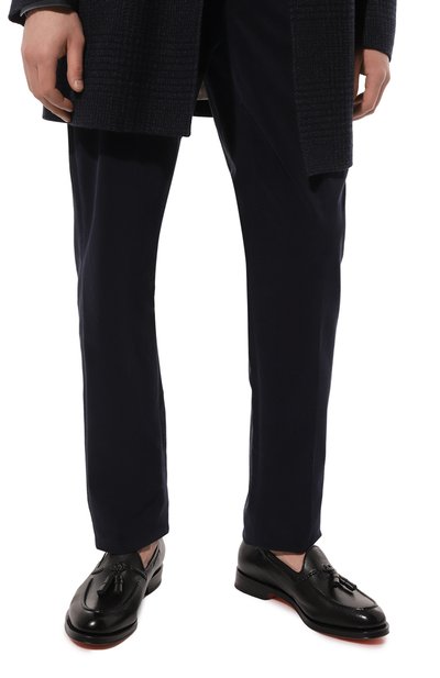 Кожаные лоферы SANTONI, арт. MCHG18101PD5SSDST50, фото 3