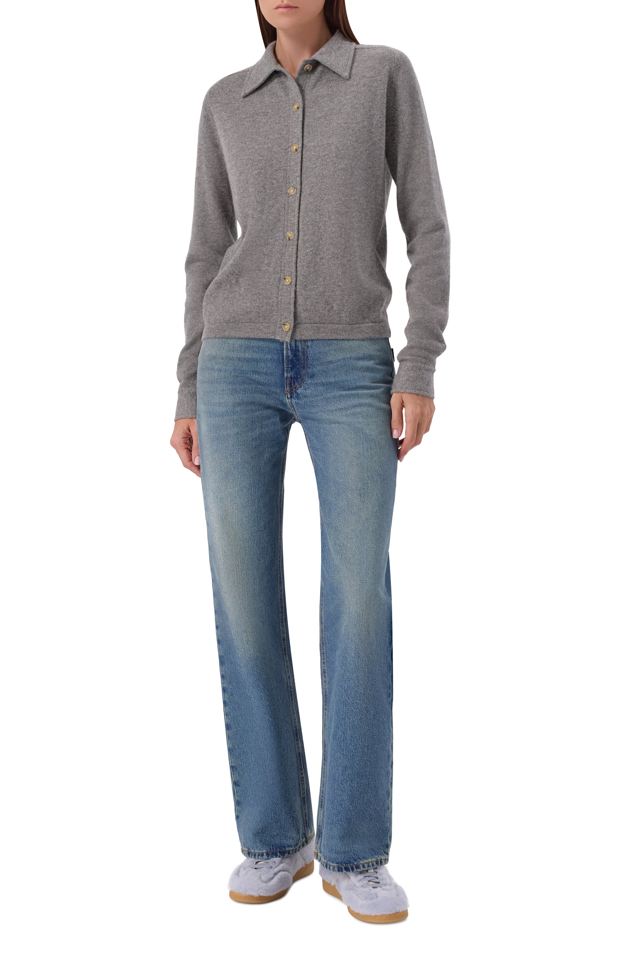 Кеды из овчины SANTONI, арт. WBPG61283FARGLCY, фото 3