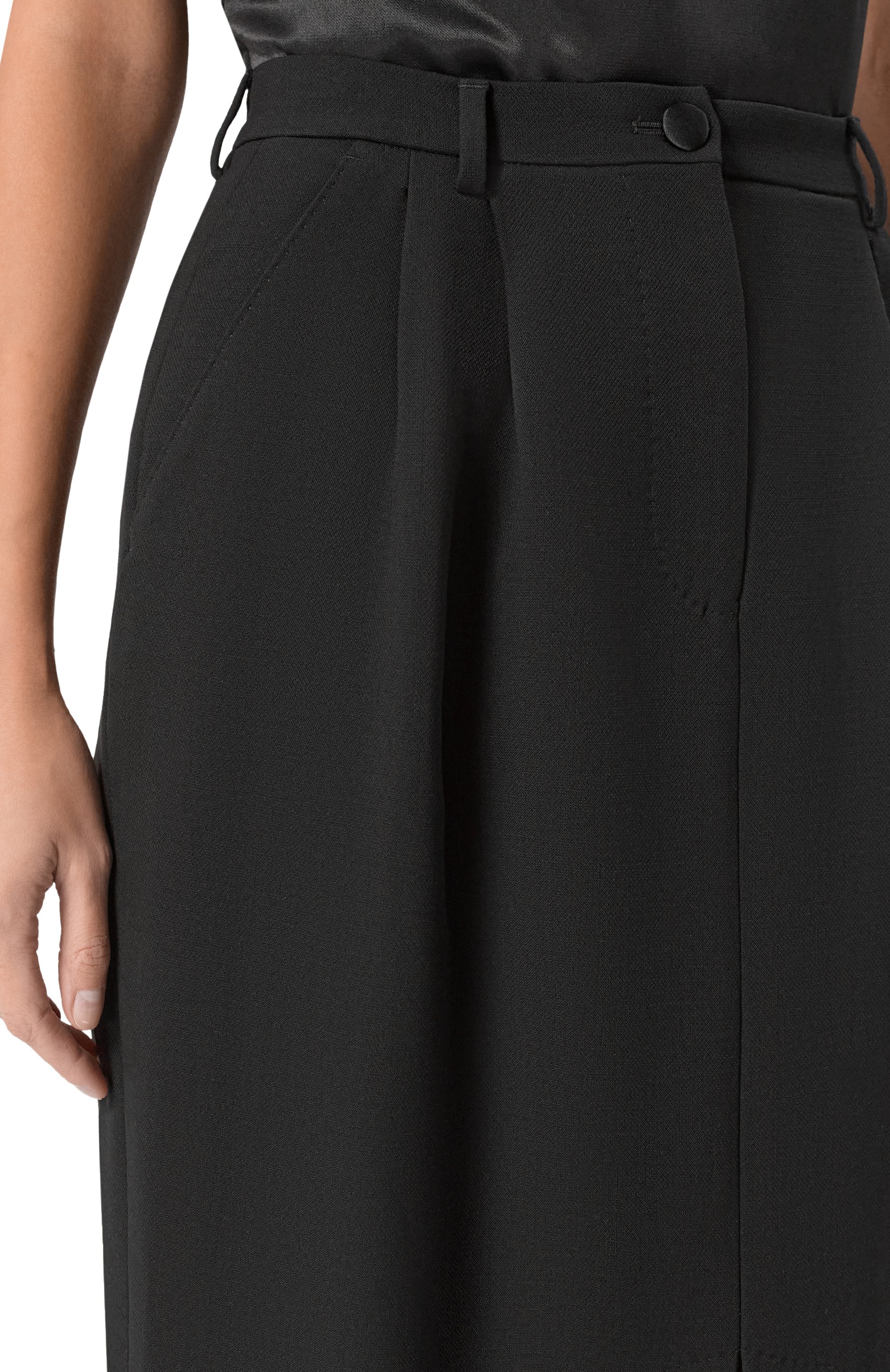 Шерстяная юбка DOLCE & GABBANA черного цвета по цене 131500 руб., арт. F4C08T/FU2L8, фото 5 Шерстяная юбка DOLCE & GABBANA, арт. F4C08T/FU2L8, фото 5