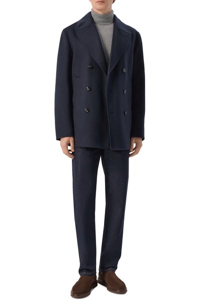 Мужское кашемировое пальто KITON, арт. UW2471V0409L