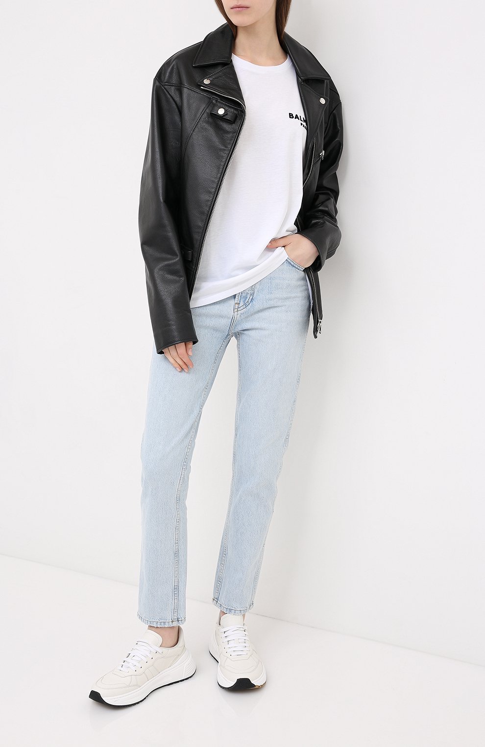 Хлопковая футболка BALMAIN, арт. UF11351/I382, фото 2