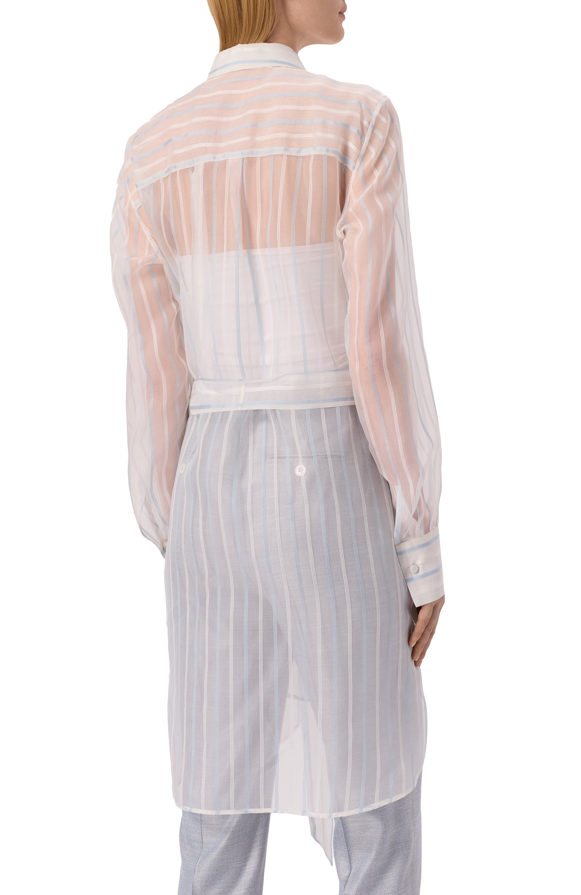 Шелковая блузка KITON, арт. D49406K0984E01, фото 4