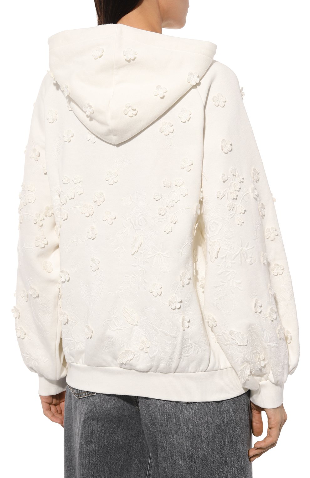 Хлопковое худи ELIE SAAB, арт. 15377, фото 4