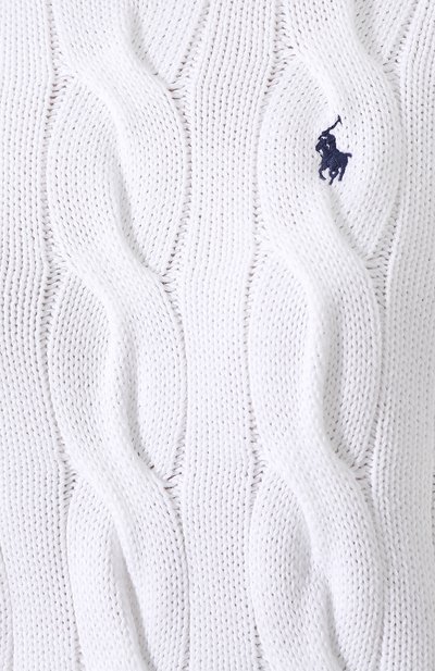 Хлопковый пуловер POLO RALPH LAUREN белого цвета по цене 17550 руб., арт. 211706244, фото 5 Хлопковый пуловер POLO RALPH LAUREN, арт. 211706244, фото 5