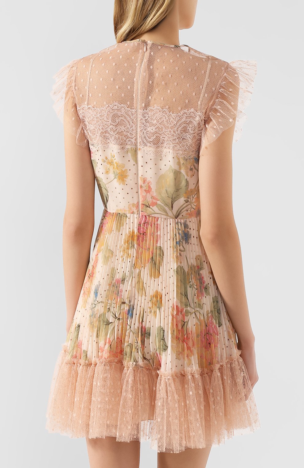 Платье REDVALENTINO бежевого цвета по цене 96950 руб., арт. TR3VAL40/4SL, фото 4 Платье REDVALENTINO, арт. TR3VAL40/4SL, фото 4