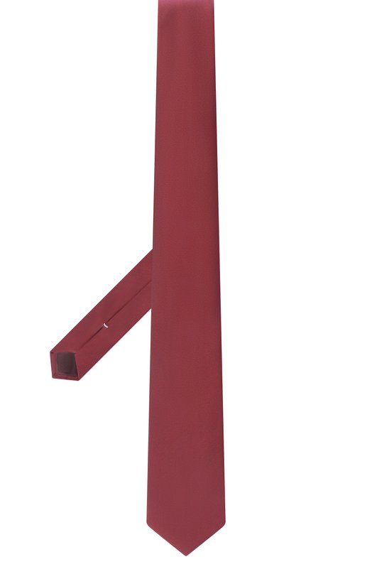 Шелковый галстук Canali 18/HJ04526 Бордовый  18/HJ04526 Фото 3