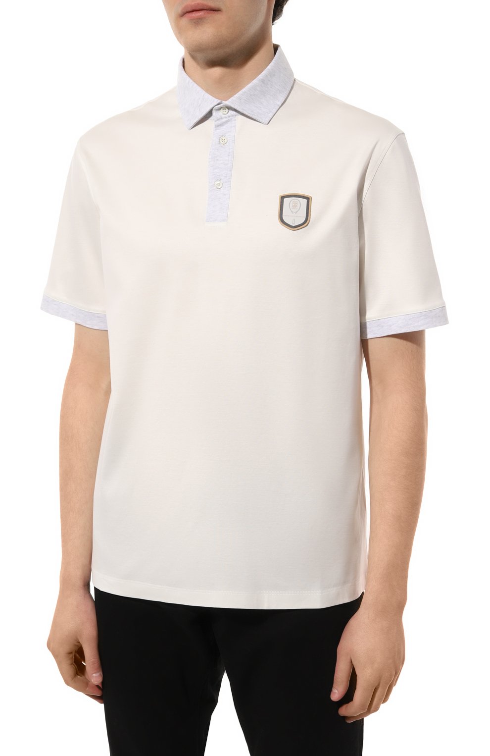 Хлопковое поло BRUNELLO CUCINELLI, арт. M0B133939T, фото 3