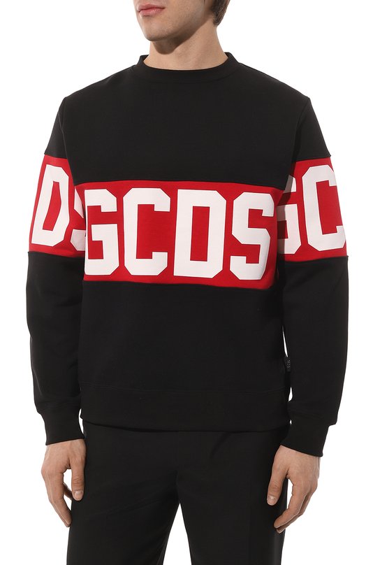 Хлопковый свитшот GCDS Чёрный, фото 3