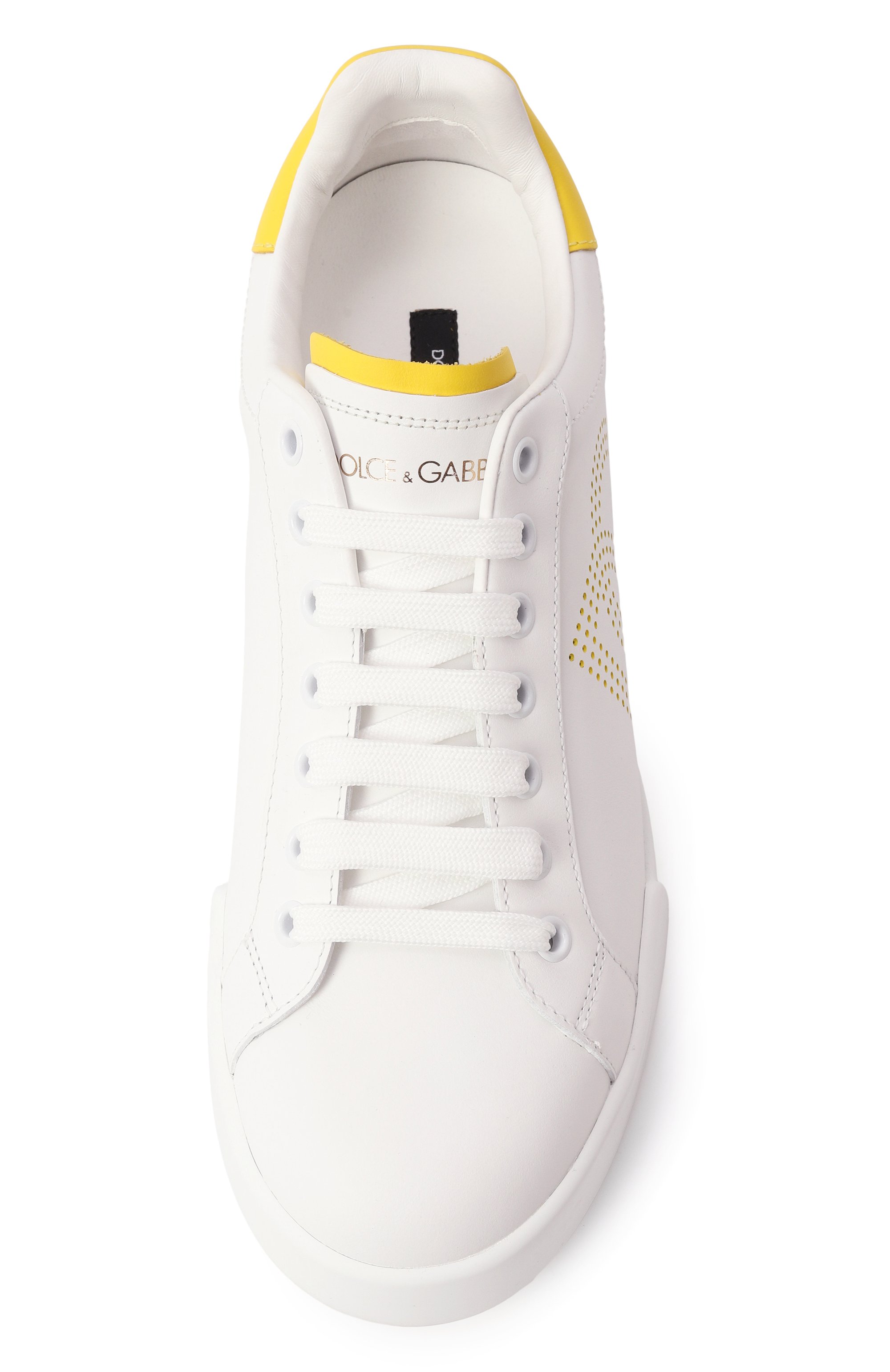 Кожаные кеды portofino DOLCE & GABBANA, арт. CK2277/AV066, фото 6