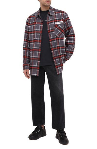 Хлопковая футболка ACNE STUDIOS, арт. BL0198, фото 2