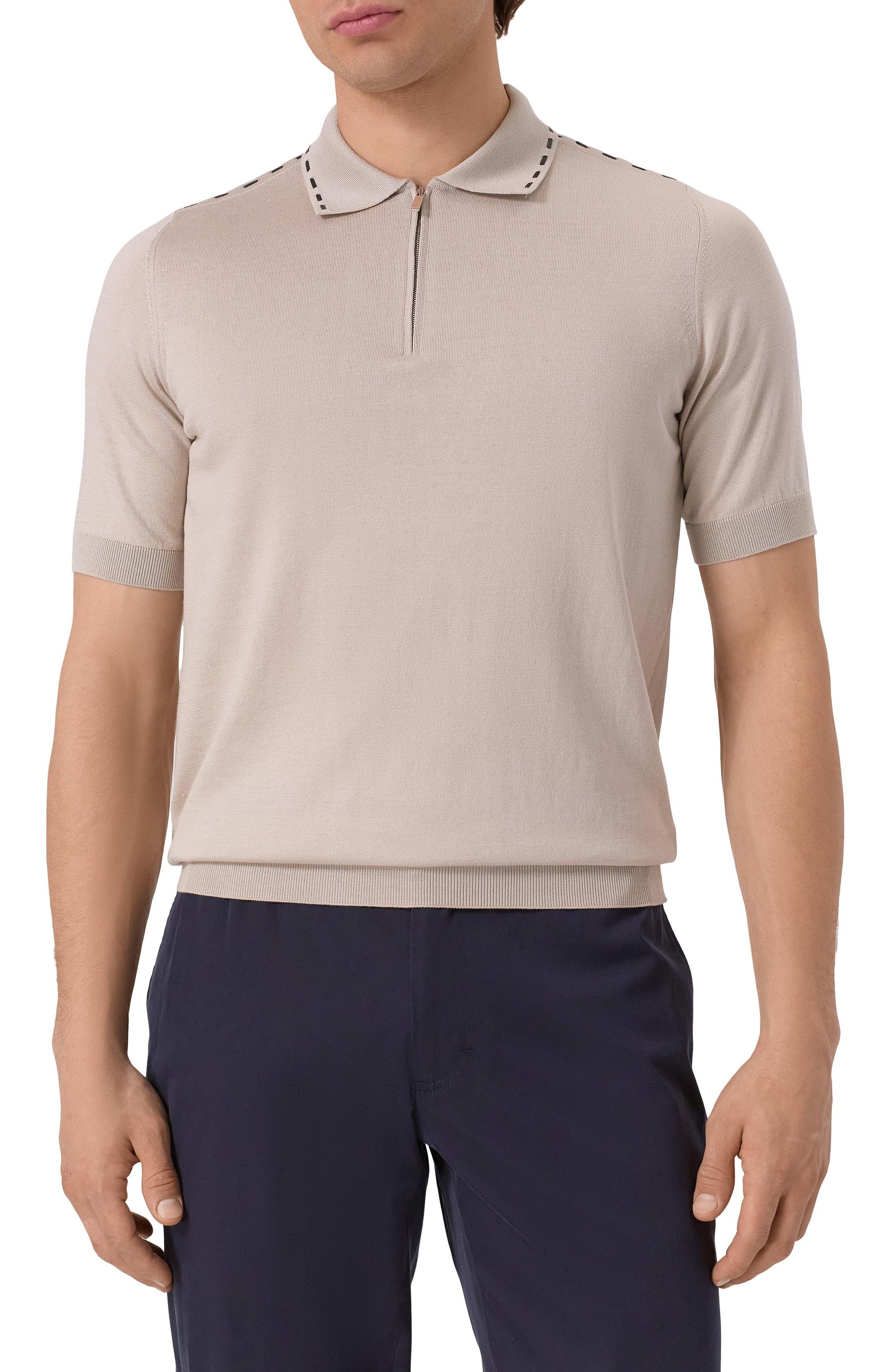 Поло из хлопка и шелка ZILLI, арт. KZP002M0144VRIS00/64, фото 3