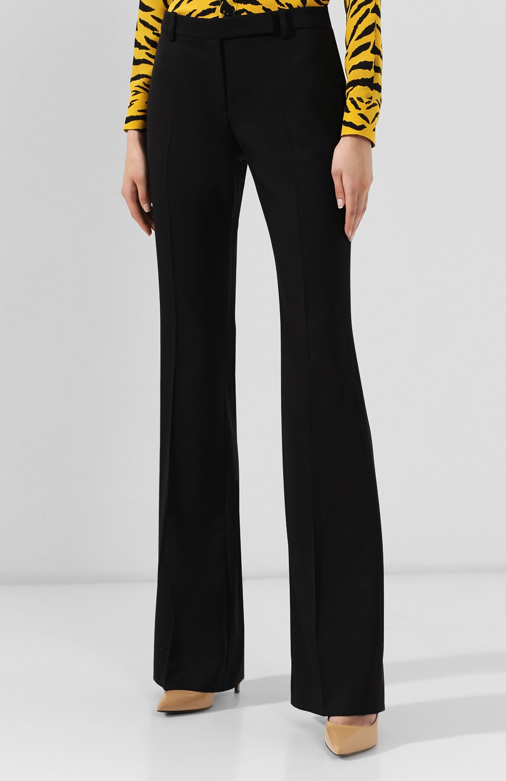 Шерстяные брюки ALEXANDER MCQUEEN, арт. 585076/QJAAC, фото 3