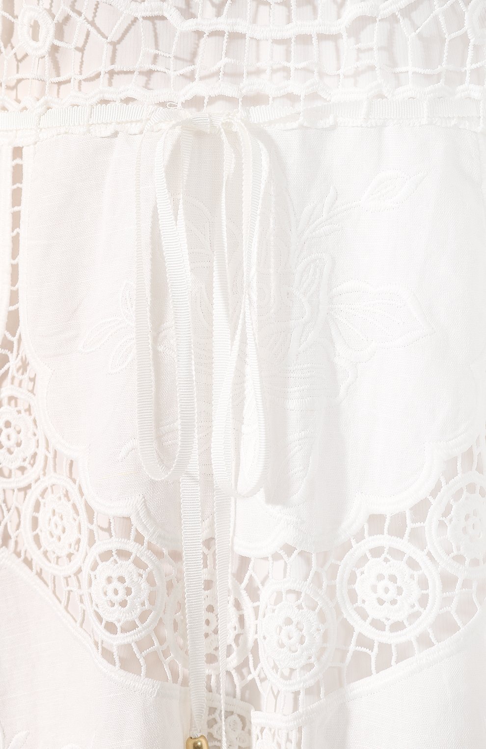 Платье из смеси льна и хлопка ZIMMERMANN, арт. 7108DB0N, фото 5