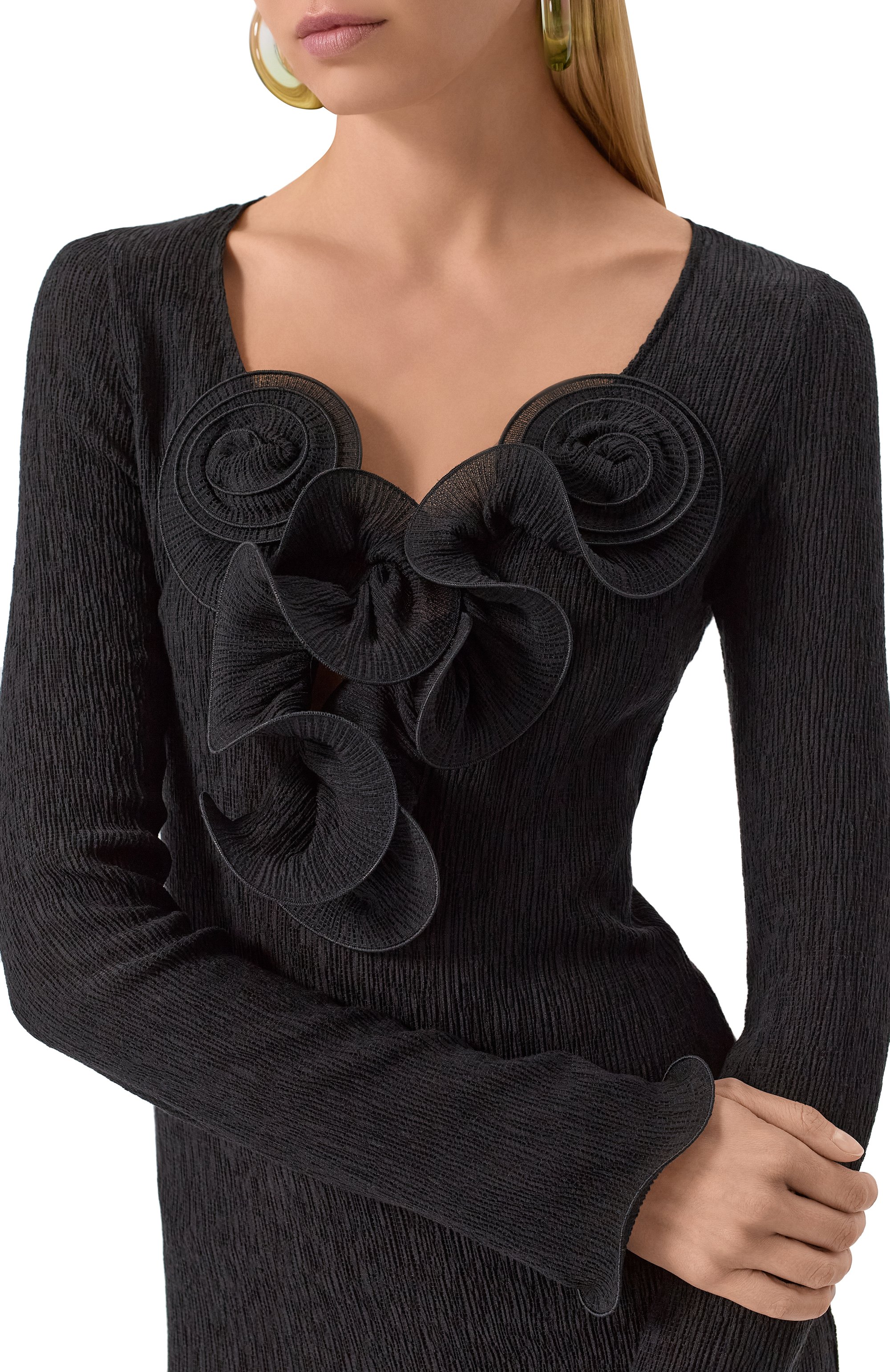 Платье MAGDA BUTRYM черного цвета по цене 136000 руб., арт. 304525, фото 5 Платье MAGDA BUTRYM, арт. 304525, фото 5