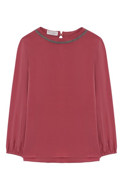 Шелковая блузка BRUNELLO CUCINELLI, арт. BB948D9800, фото 1