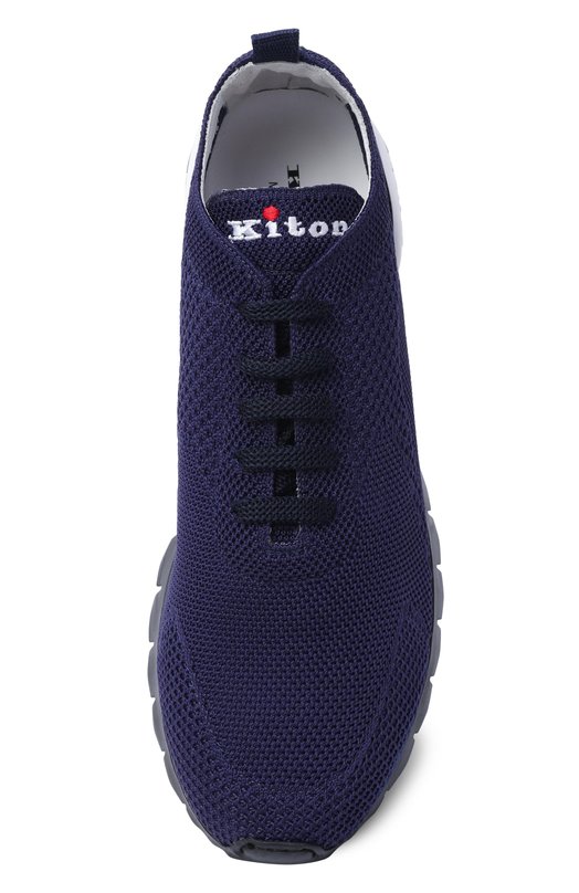Текстильные кроссовки Kiton USSFITSN00809_001 Синий  USSFITSN00809_001 Фото 5