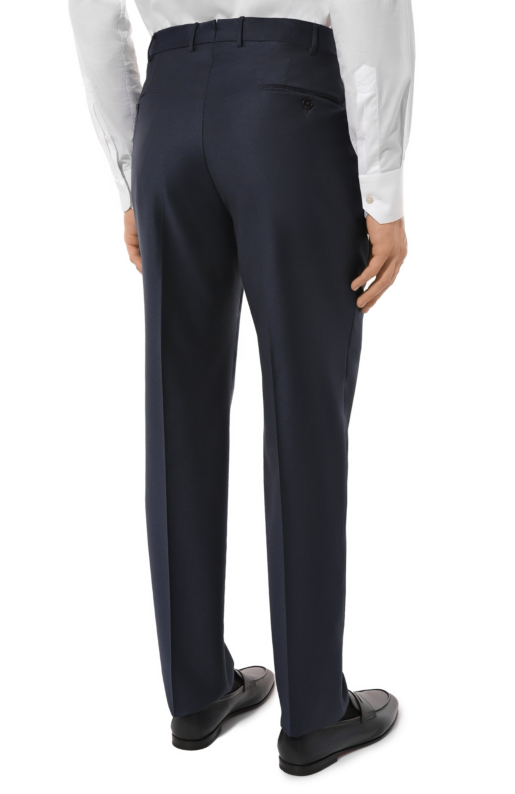 Шерстяные брюки ZEGNA, арт. 726F10A7/75TB12, фото 4