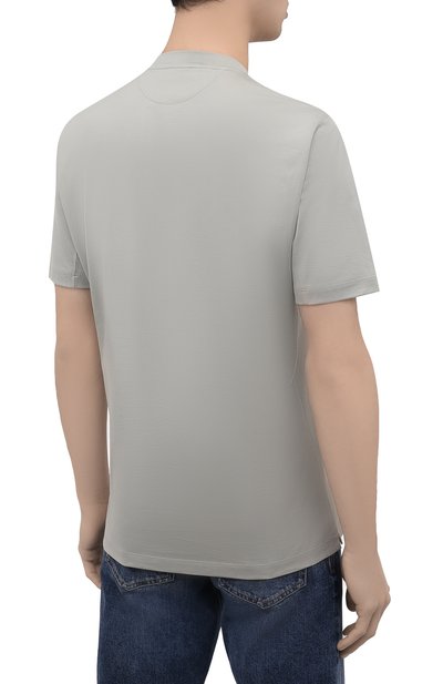 Хлопковая футболка BRUNELLO CUCINELLI, арт. M0T611308, фото 4