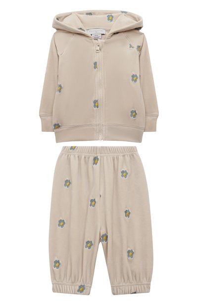 Комплект из толстовки и брюк STELLA MCCARTNEY кремового цвета по цене 19300 руб., арт. 8R3030, фото 1 Комплект из толстовки и брюк STELLA MCCARTNEY, арт. 8R3030, фото 1