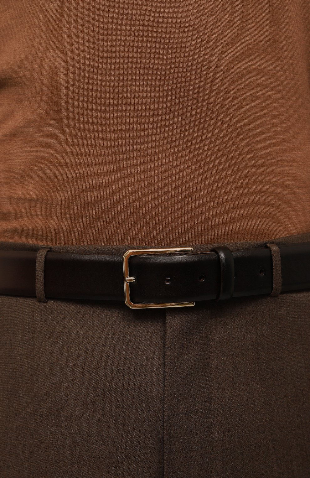 Кожаный ремень SANTONI, арт. CM35VS003B91HVVDB44, фото 2