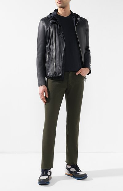 Кожаная косуха EMPORIO ARMANI, арт. 21B51P/21P5A, фото 2