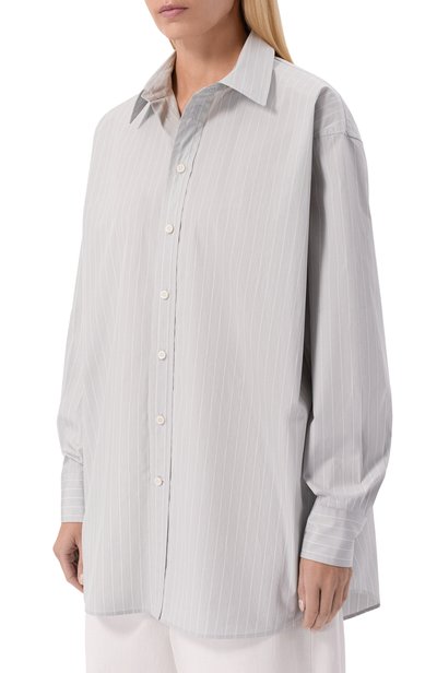 Хлопковая рубашка PHOEBE PHILO, арт. EC120-C03774, фото 3