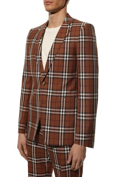 Шерстяной пиджак BURBERRY, арт. 8048207, фото 3