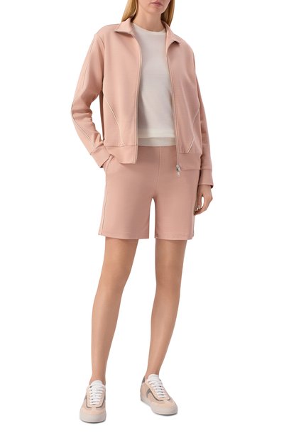 Женские шорты из шелка и хлопка MVST, арт. M26.2PW.T035/F088 D0NDI JERSEY