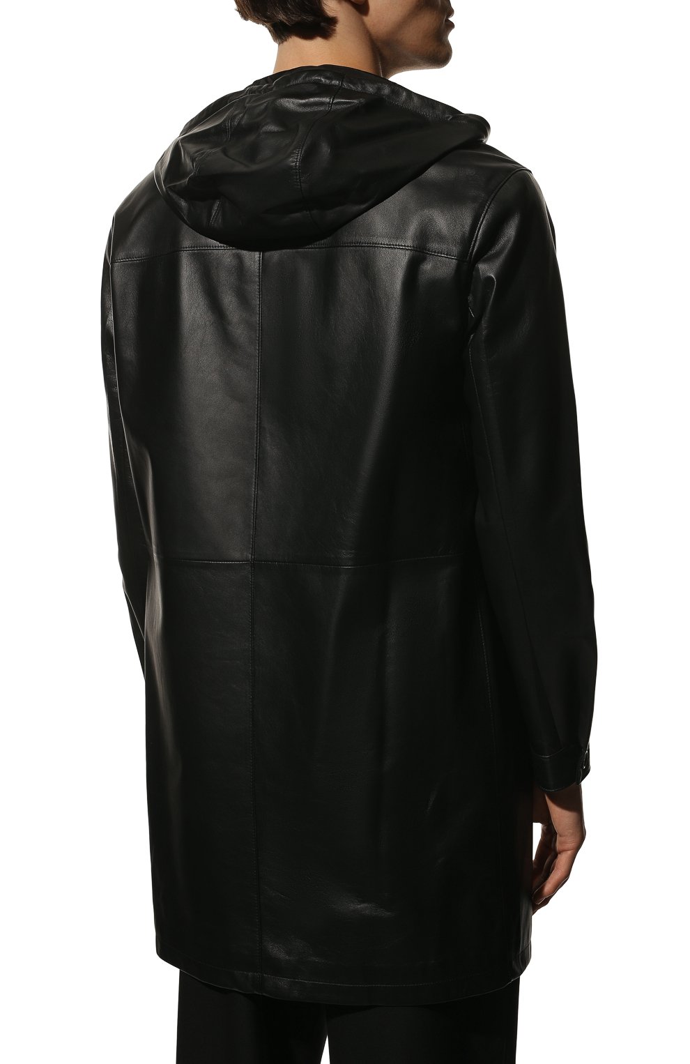 Кожаный плащ PRADA, арт. UPS533-FLY-F0002, фото 4