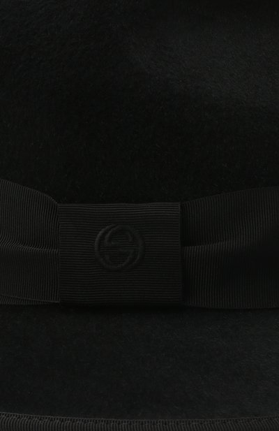 Фетровая шляпа GUCCI черного цвета по цене 70560 руб., арт. 628551/4HK71, фото 3 Фетровая шляпа GUCCI, арт. 628551/4HK71, фото 3