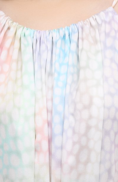 Хлопковое платье A MERE CO разноцветного цвета по цене 69500 руб., арт. AMC-RSS21-322IR, фото 5 Хлопковое платье A MERE CO, арт. AMC-RSS21-322IR, фото 5