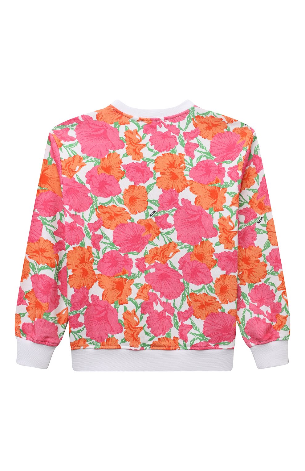 Хлопковый свитшот MSGM KIDS разноцветного цвета по цене 9240 руб., арт. S4MSJGSW196, фото 2 Хлопковый свитшот MSGM KIDS, арт. S4MSJGSW196, фото 2