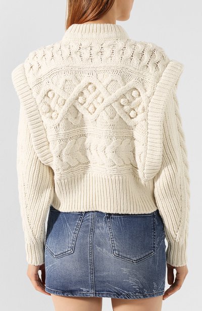 Шерстяной свитер ISABEL MARANT, арт. PU1156-19H040I/MILANE, фото 4