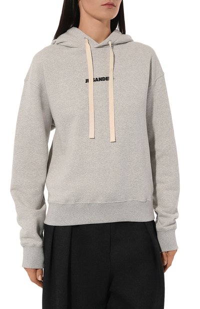 Хлопковое худи JIL SANDER, арт. J40GU0002/J20010, фото 3