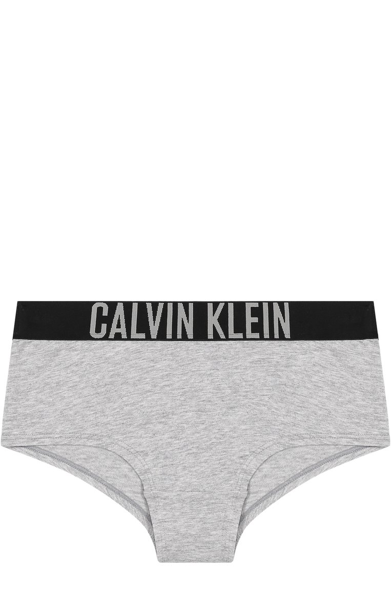 Детские комплект из двух трусов с логотипом бренда CALVIN KLEIN серого цвета, арт. G80G800151/4-7 | Фото 6 (Статус проверки: Проверена категория, Проверено; Материал внешний: Хлопок; Девочки Кросс-КТ: Комплект-белье; Рукава: Короткие; Материал сплава: Проставлено, Проверено; Драгоценные камни: Проставлено)