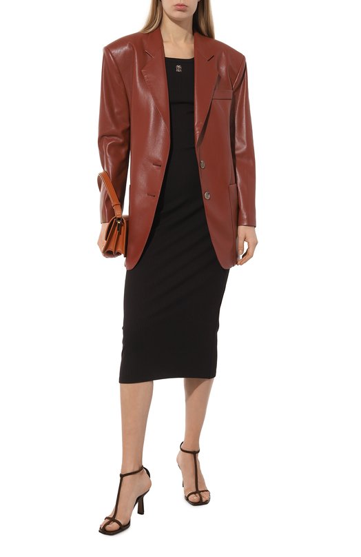 Хлопковое платье Brunello Cucinelli ML171B1310 Чёрный  ML171B1310 Фото 2