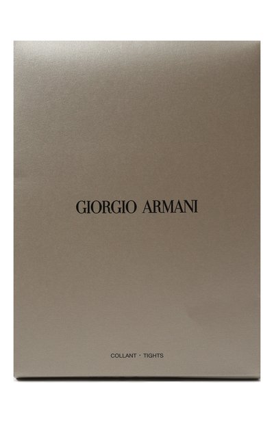 Колготки GIORGIO ARMANI черного цвета по цене 16500 руб., арт. 330028/3F845, фото 4 Колготки GIORGIO ARMANI, арт. 330028/3F845, фото 4
