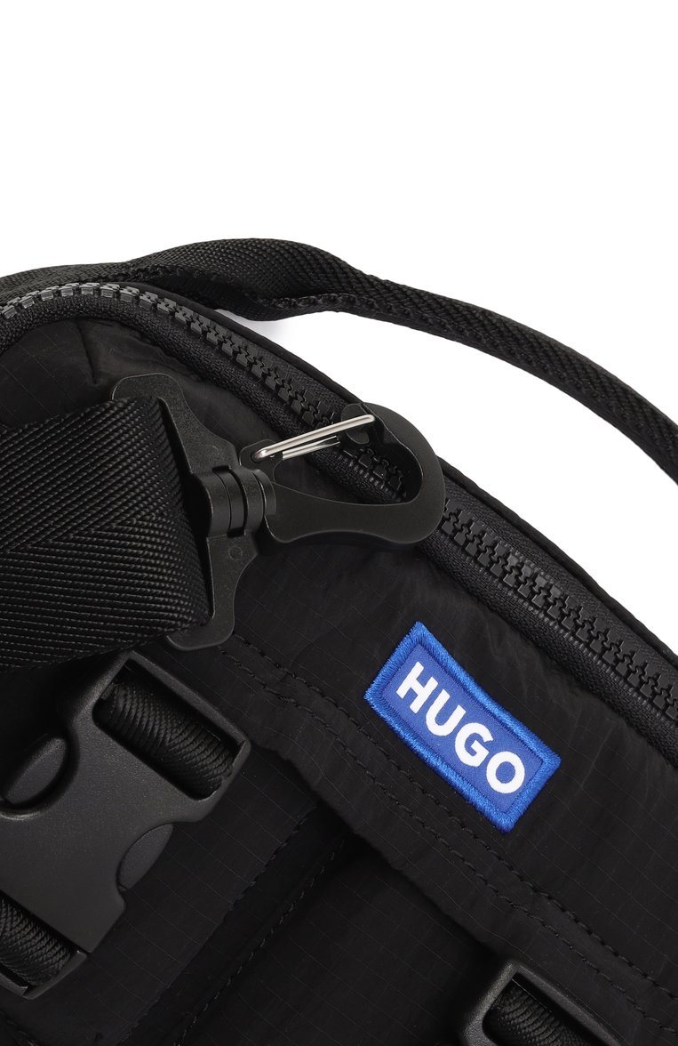 Мужская сумка vytal HUGO BLUE черного цвета, арт. 50541897 | Фото 3 (Ремень/цепочка: На ремешке; Материал: Текстиль; Размер: small)