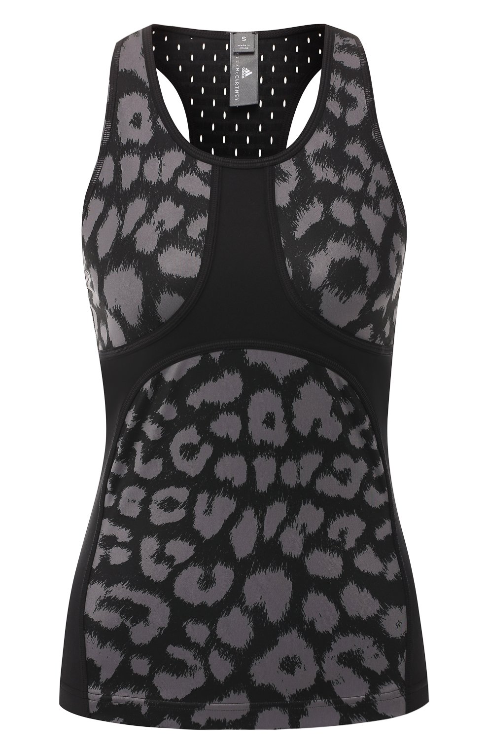 Топ с принтом ADIDAS BY STELLA MCCARTNEY черного цвета по цене 5570 руб., арт. DT9386, фото 1 Топ с принтом ADIDAS BY STELLA MCCARTNEY, арт. DT9386, фото 1