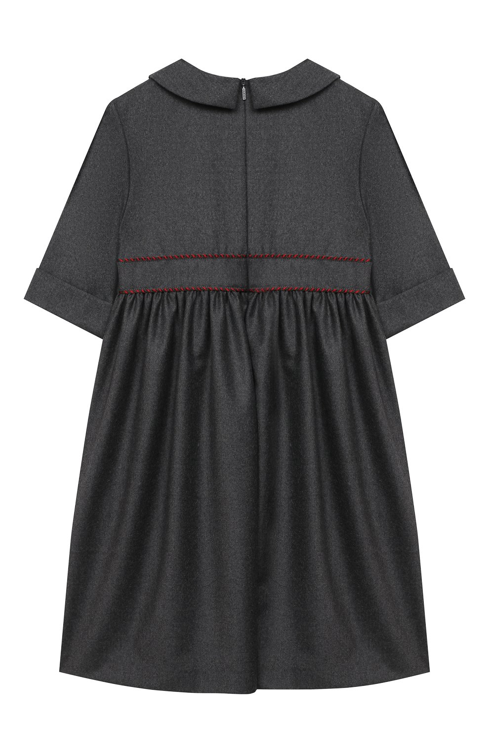 Шерстяное платье GUCCI серого цвета по цене 131000 руб., арт. 629506/XWALM, фото 2 Шерстяное платье GUCCI, арт. 629506/XWALM, фото 2