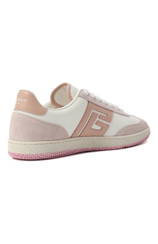 Кожаные кеды Swan Balmain EN1VI735/LCJN Розовый  EN1VI735/LCJN Фото 5