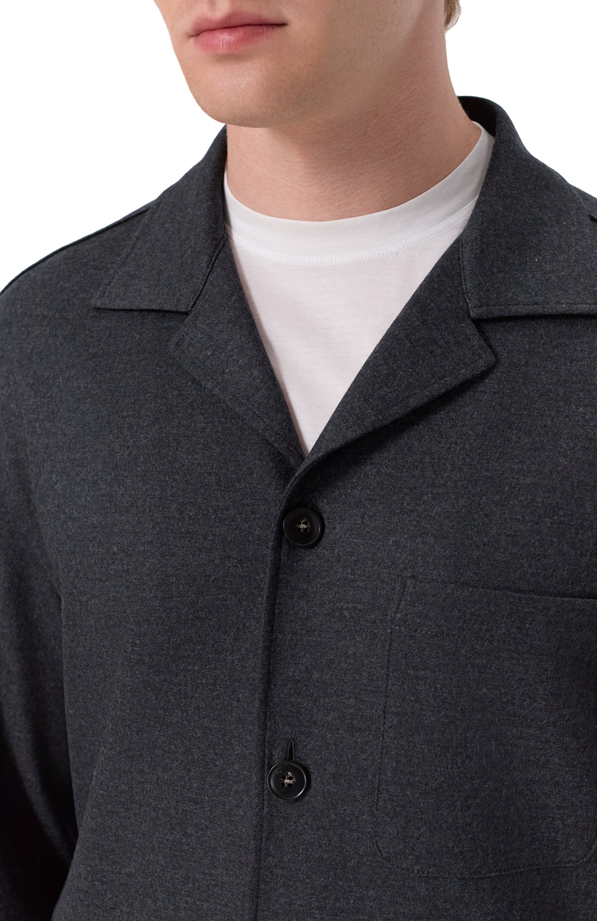 Шерстяная куртка-рубашка CANALI, арт. J31017/JJ03062, фото 5