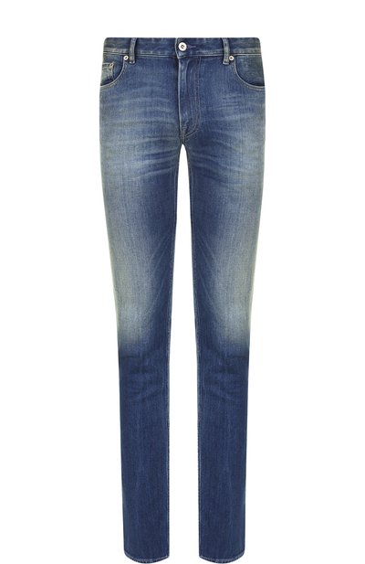 Джинсы прямого кроя с потертостями STONE ISLAND, арт. 6815J2ZN4, фото 1