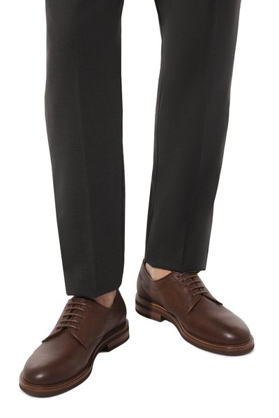 Кожаные дерби BRUNELLO CUCINELLI, арт. MZUCSLK771, фото 3