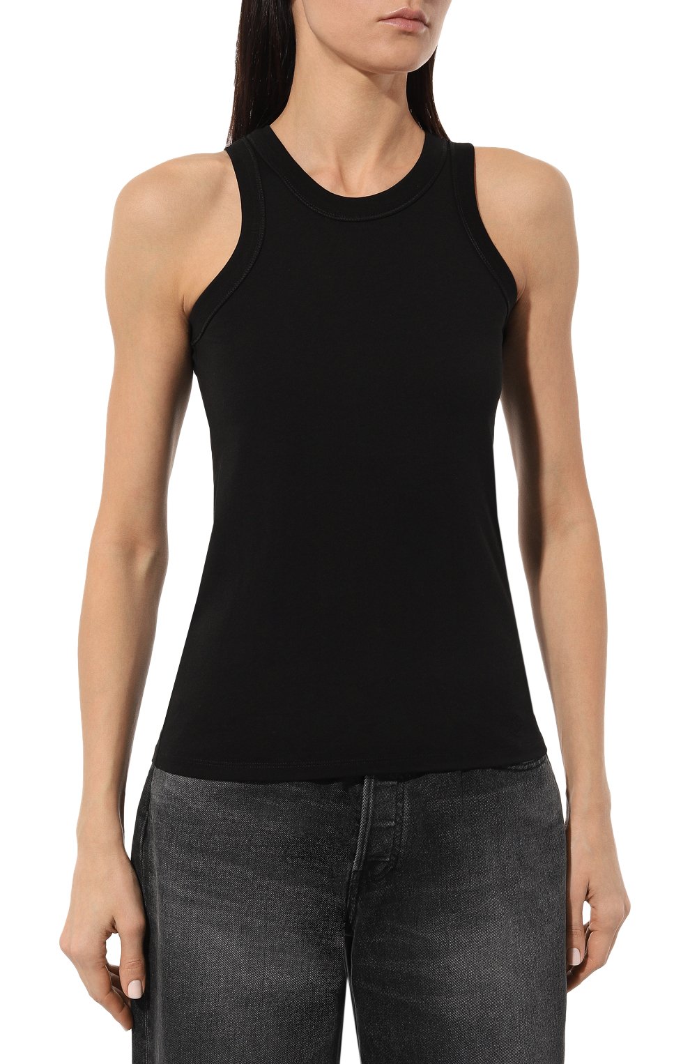 Хлопковая майка LOULOU DE SAISON, арт. P0S0, фото 3