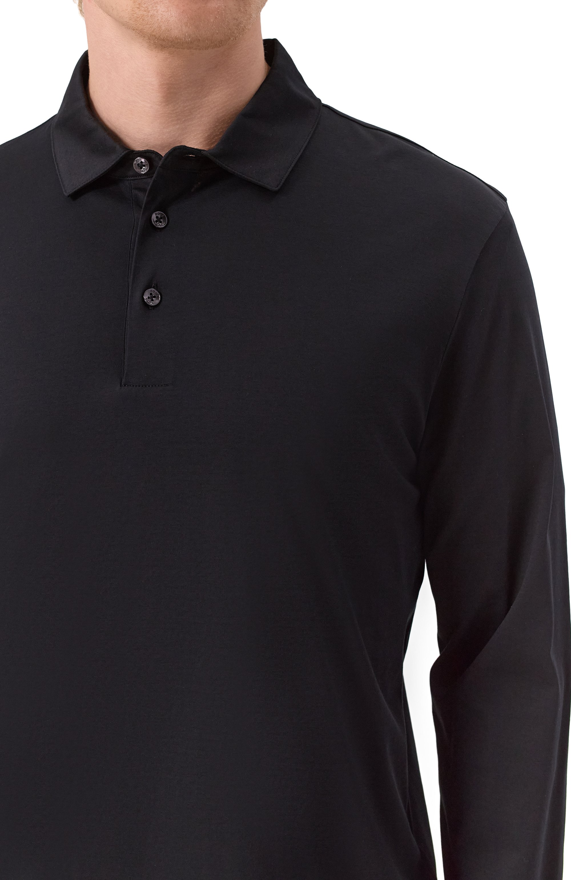 Хлопковое поло BOSS, арт. 50533572, фото 5