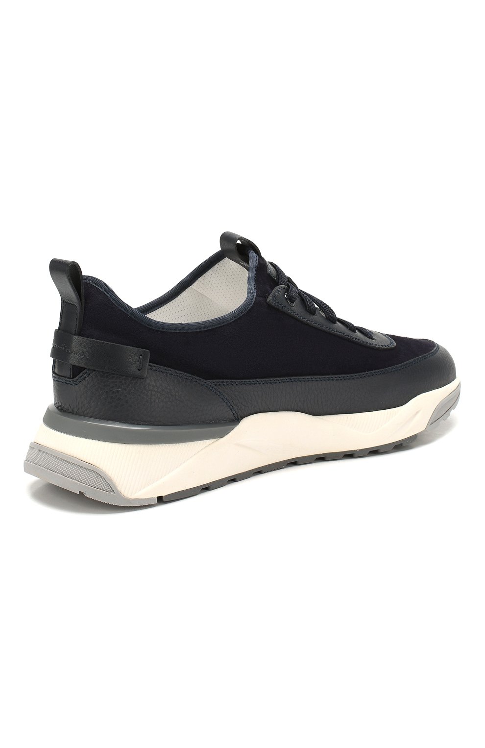 Кожаные кроссовки SANTONI, арт. MBI021323BGRGVBRU75, фото 4