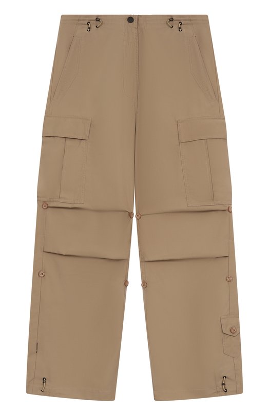 

Хлопковые брюки Maharishi, Бежевый