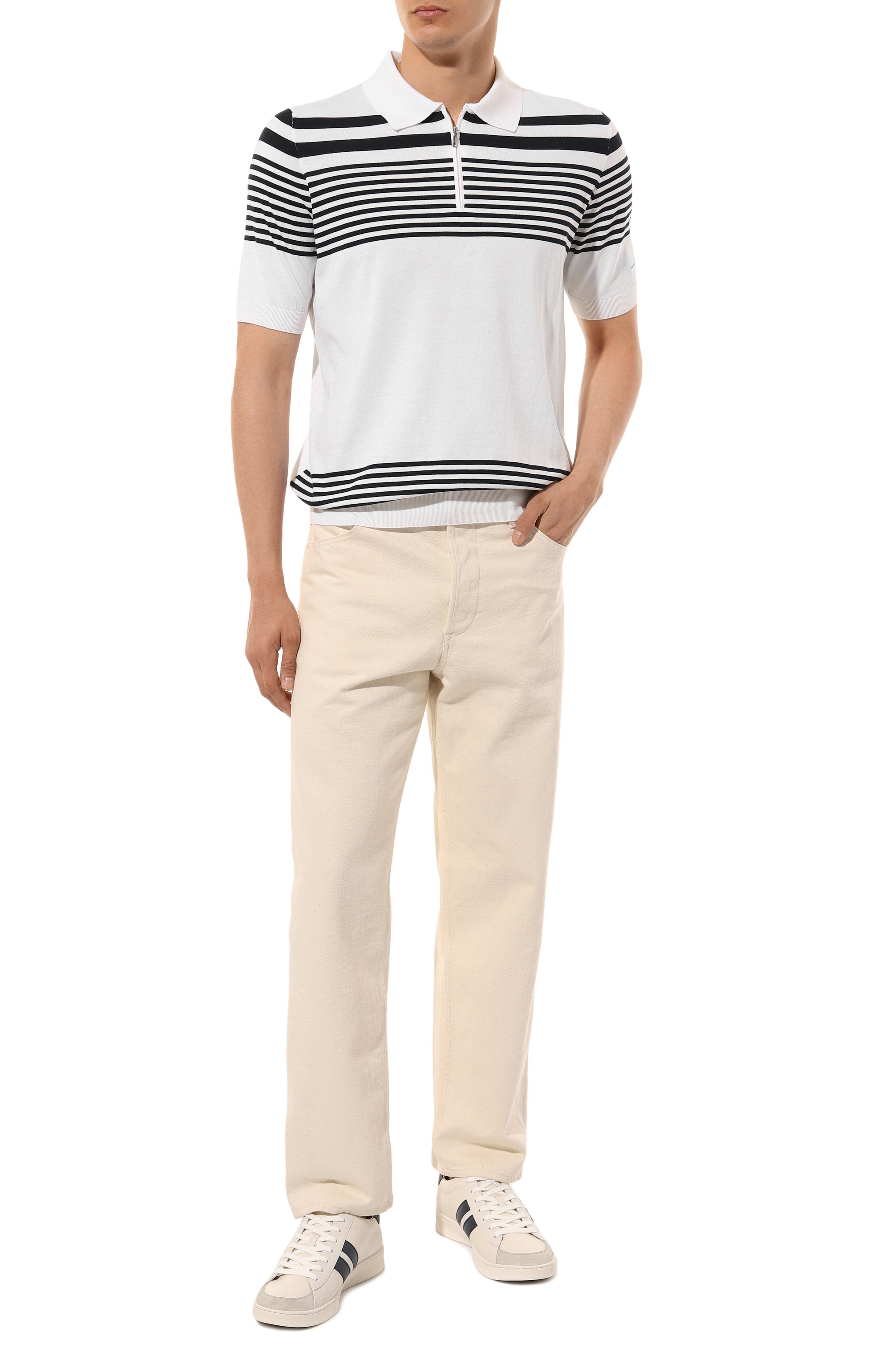 Поло из хлопка и шелка ZILLI, арт. KZP002M0142VYC000, фото 2